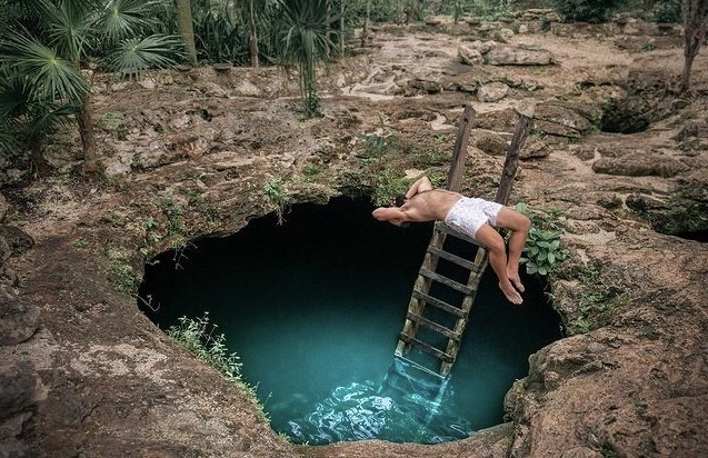 Cenote Calavera, El instagrameable cenote en el que puedes ver el reflejo de un cráneo