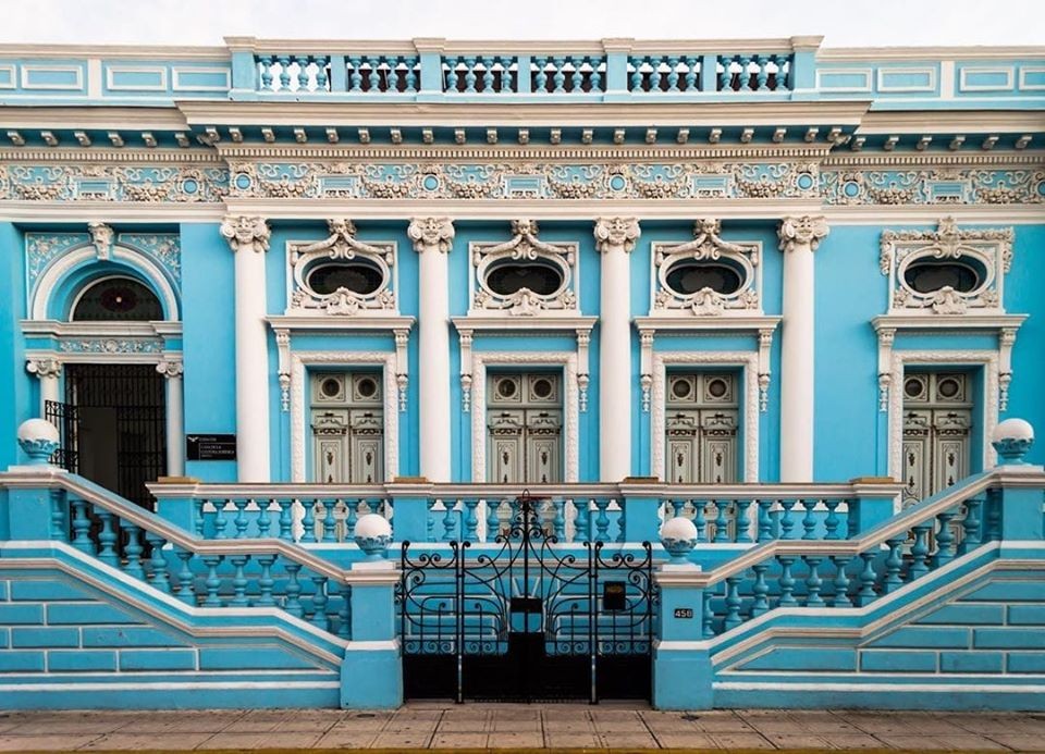 La Casa Azul más hermosa de Mérida, Yucatán